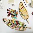 thumbnail image 3 of Kit de mosaico de bricolaje, kit familiar de mosaico de bricolaje de creatividad, kit de mosaico de bricolaje de plumas brillantes para adultos, regalos de decoración del hogar de plumas de, 3 of 5
