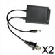 thumbnail image 1 of Cargador Adaptador De CA De 2 X 12 V Y 2 A, Enchufe De Pared Resistente Para Enrutador De Tiras De Luces LED, Color Negro, 1 of 8
