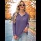 thumbnail image 4 of Suéteres de Mujer, Sudaderas con Capucha de Larga de Otoño, Sudaderas para Mujer, Ropa Informal Holgada de Moda Púrpura L, 4 of 7