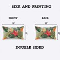 thumbnail image 3 of Hibiscus Flowers Pillow Cover 12x20 inch Summer Colorful Hawaiian Tropical Plants Palm Leaf Pillows Decorative Throw Pillows Farmhouse Decor for Home Cushion Case, 3 of 6