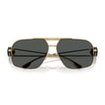 thumbnail image 2 of Versace Grey Navigator Men's Sunglasses VE2269 100287 62, 2 of 10
