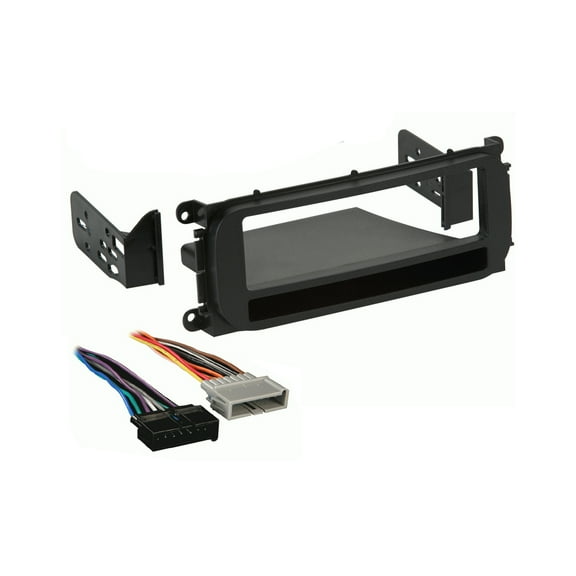 Fits Plymouth Neon 2000-2001 Single DIN Stereo Harness Radio Install Dash Kit