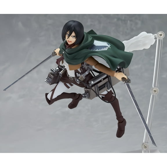 Levi Ackerman Figure, Attack Titan Figure Mikasa Ackerman Figure Eren Figure Cool Figurine Toys PVC Action Figure Statue