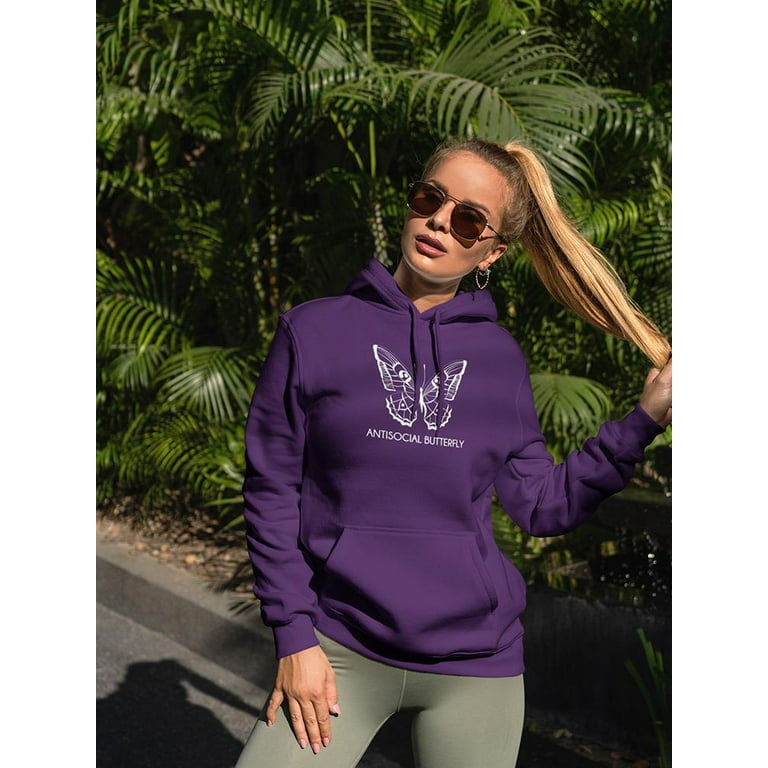 Antisocial butterfly deals hoodie