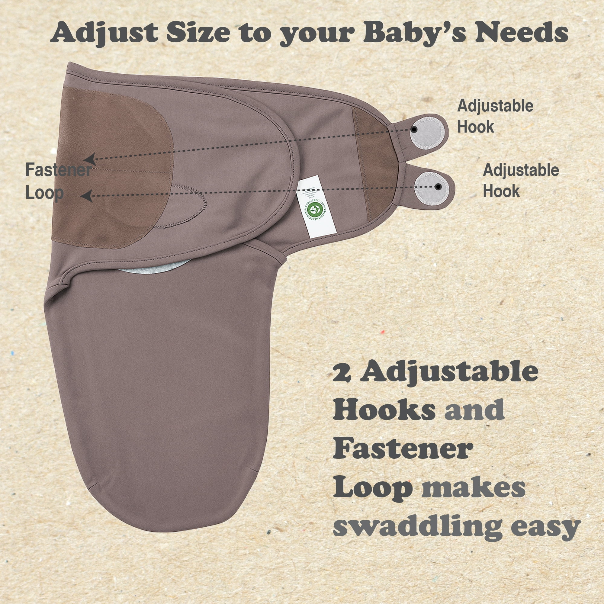 Bublo Baby Swaddles for Newborns - 3 Pack Organic Baby Swaddles for 0-3 Months - Baby Swaddle Sleep Sack - Infant Sleeping Swaddle sack – Adjustable Swaddle Blanket Wrap Girl