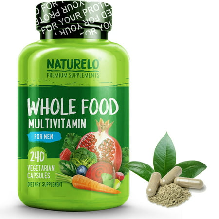 Whole Food Multivitamin for Men - Vegan/Vegetarian - 240