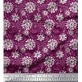 thumbnail image 1 of Soimoi Georgette Viscose Fabric Artistic Floral Printed Craft Fabric by The Yard 42 Inch Wide, 1 of 3