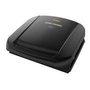 George Foreman 4-Serving Removable Plate Grill and Panini Press, Black, GRP1060B