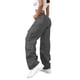 thumbnail image 5 of Pantalones de Cintura Elástica para Mujeres Color Sólido Pantalones de Cintura Alta de Longitud Completa con Bolsillos, 5 of 7