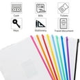 thumbnail image 5 of EOOUT 24pcs Plastic Envelopes Poly Zip Envelopes Files Zipper Folders, A4 Size/Letter Size, 10 Colors, for School, Office, 5 of 5