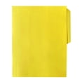 thumbnail image 1 of Fólder de Color Amarillo Intenso, Oxford, Tamaño Carta, Ceja 1/2, paquete con 25, 1 of 3