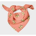 thumbnail image 3 of Bimba Orange Butterflies Printed Pure Silk Scarf Neck Wrap Summer Hair Bandanas For Women 40 x 40 Inches, 3 of 6
