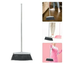 HEMOTON  Broom Heavy Duty Outdoor Brooms for Sweeping Patio Dark Grey