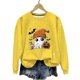 thumbnail image 2 of Heisall Womens Hoodies Halloween-themed Sparkling Print Round Neck Long Sleeve Fleece-lined Casual Sporty Fashion Sweatshirts, 2 of 9