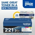 thumbnail image 5 of Brother Genuine TN2213PK Standard-yield Color Printer Toner Cartridges, 5 of 10