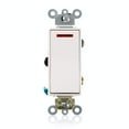 thumbnail image 1 of Interruptor basculante iluminado Leviton Decora Plus de 20 amperios y 120 V, 1 of 1