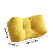 Asxite Body Pillow, Solid Thickened Waist Cushion Nap Pillow for Bedside Chair Sofa Office 36 cm*20 cm / 14.1*7.8 in