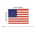 100 Pack USA Hand Held Flag United States Small Mini Flag American