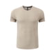 thumbnail image 1 of Tops para hombre, blusas y camisas de cuello redondo y manga corta para hombre, camiseta de manga corta de goma sin costuras de secado rápido de color liso de seda de hielo para hombre, camiseta de ve, 1 of 4
