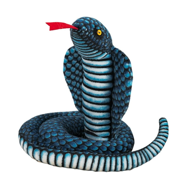 Serpiente de simulación Peluches Peluche Peluche Peluche Peluche , Azul Magideal Serpiente de simulación