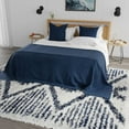 thumbnail image 4 of Mason Brooks Indigo Shag CG80A Transitional Geometric 2'6" X 8' Area Rug, 4 of 6