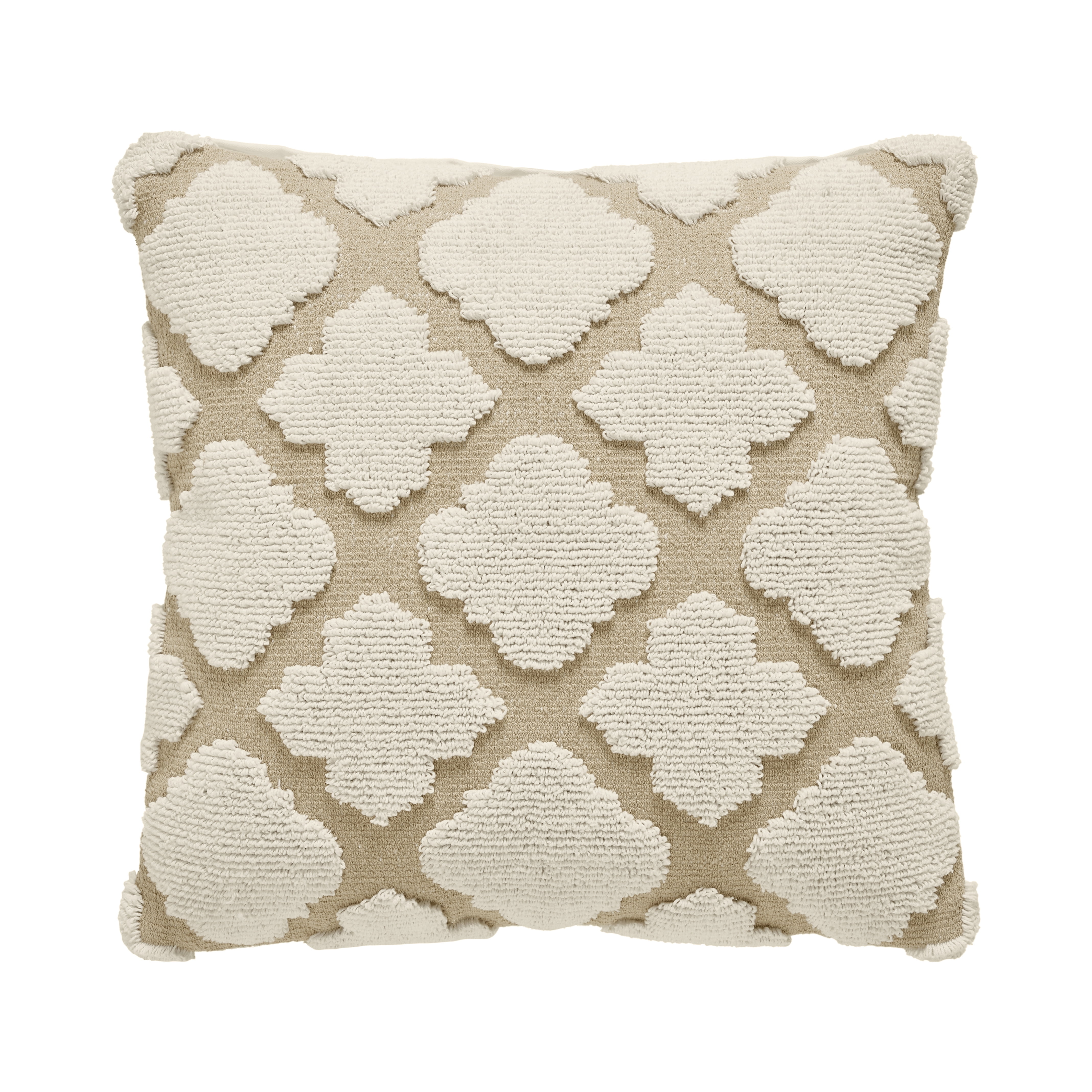 My Texas House Lainey Quatrefoil CottonTerry Decorative Pillow Cover