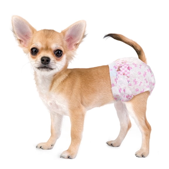 Dono Dog Diapers Female, Super-Absorbent Doggie Diapers for Female Heat, XXS 45Count