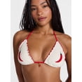 thumbnail image 4 of No Boundaries Chili Pepper Print Triangle Bikini Swim Top, Women's XXS-XXL, 4 of 5