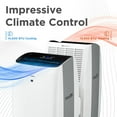 thumbnail image 4 of TURBRO BTU Portable Air Conditioner and Heater with Remote Control for Rooms up to 600 Sq Ft BTU HEAT UV-C, 4 of 8
