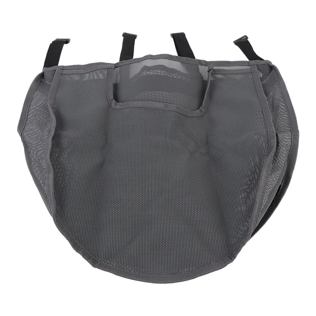 Large Capacity Wall Hanging Bath Toy Bag, Lightweight Mesh Storage with Zippered Design and Hooks, Suitable for Bathroom, Kitchen, Balcony