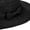 Black, variant on Coco Keys Women's Year Round Floppy Straw Sun Hat and Foam Flip Flop Sandals Set US Women's Shoe Sizes 7-10