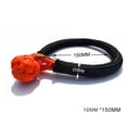 thumbnail image 2 of Orange 10mm*150mm Extreme Soft Shackles,Synthetic Rope Shackle Winch Shackle ,Easy to Use, 2 of 5