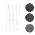 thumbnail image 3 of Shisuyan Self Threading Needles Silver 20Pcs 0.2x0.2x3Inch Iron Wire, 3 of 9