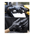 thumbnail image 2 of Guantes De Moto Portátiles 100% Piel De Cabra  XL Negros, 2 of 4