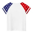 thumbnail image 3 of Hrsba Kids Basic Tee Print Short Sleeve Crew Neck Summer Casual Gentle Feel Light Feel Pullover Style for Unisex, 3 of 5