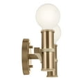 thumbnail image 6 of Torche 2-Light Bathroom Vanity Light in Champagne Bronze, 6 of 8