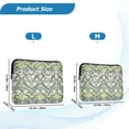 thumbnail image 4 of FORMRS 13"-13.3" Laptop Sleeve Protective Case Soft Carrying Quilted Computer Bag Cover, Beige Floral, 4 of 7