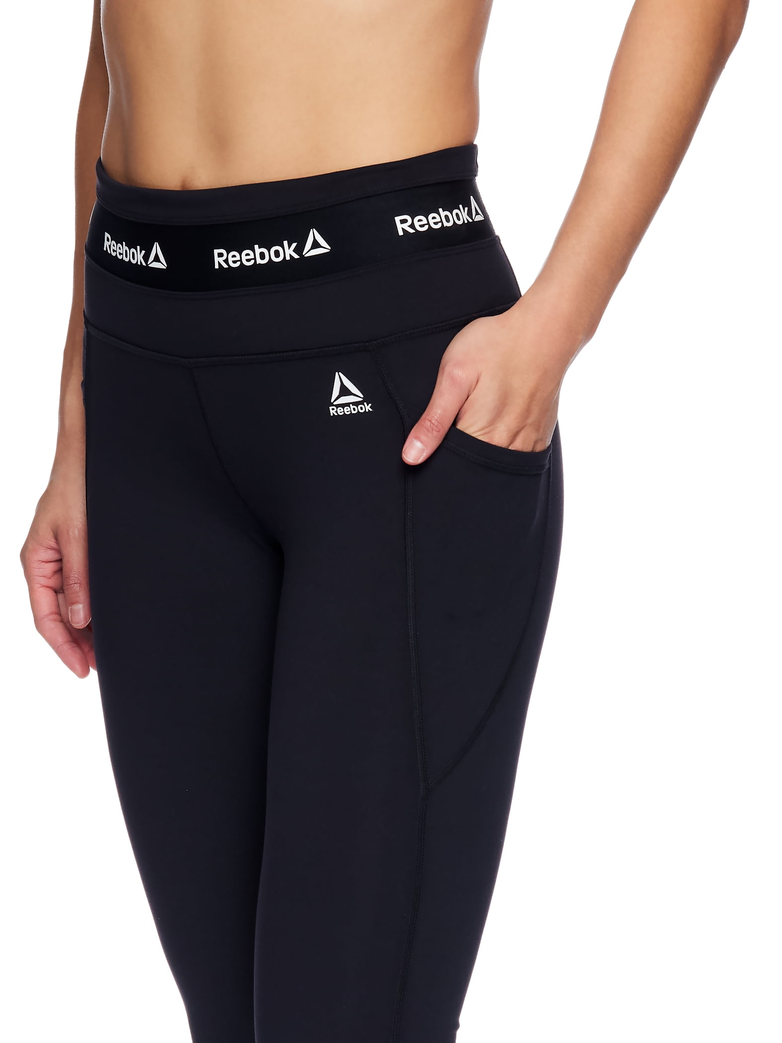 Reebok Black Speedwick Capri Athletic Gym Leggings Size Medium  Galaxy  print leggings, Women's athletic leggings, Reebok leggings