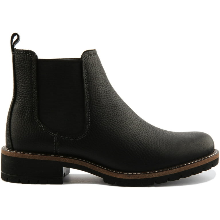 Ecco Leather Slip Chelsea Boot In Size 6/6.5 - Walmart.com