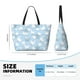 thumbnail image 4 of Fotbe Cute Goose On A Blue Sky Bolsa de Viaje para Playa - Resistente al Agua, Bolsa Tote de Gran Capacidad y Ligera con 7 Bolsillos para Mujeres y Hombres, 4 of 7