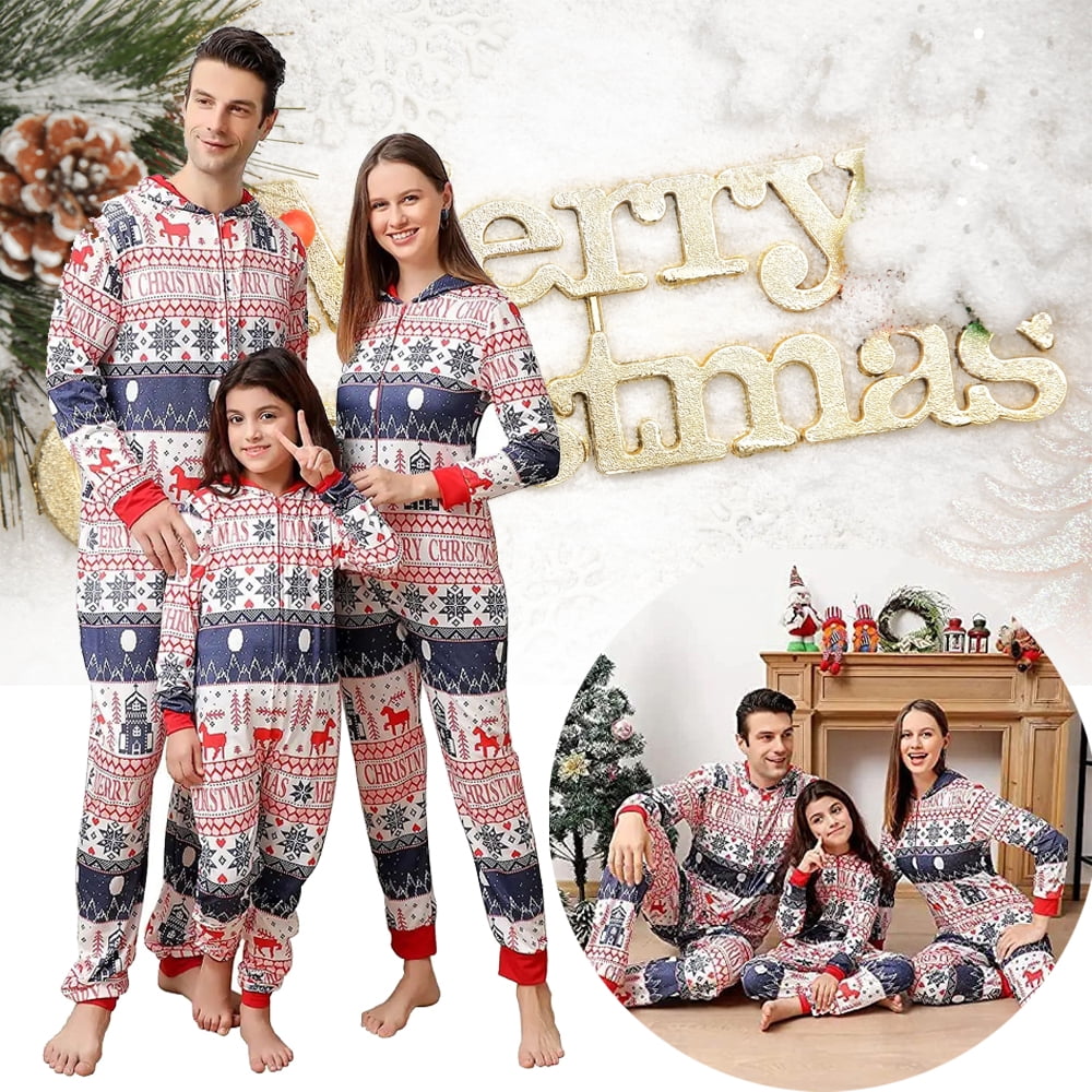 Matching Christmas Onesies Pajamas for Family, Holiday PJs for Women ...