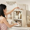thumbnail image 5 of Makeup Organizer with Drawers,Skincare Organizer for Vanity,Storage Box with Cover,Large Cosmetic Display case for Dresser, Bathroom Countertop, 5 of 8