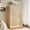 Beige, variant on CazToi 5-Drawer Tall Vertical Dresser for Bedroom Fluted Wood Chest of Drawers Space-Saving Clothing Storage