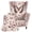 Butterfly Rose Print, variant on Chririnla 2-Piece Soft Wing Chair Slipcovers, Retro Palm Tree Print Spandex Stain Resistant Single-Seat Wingback Armchair Covers for Living Room Bedroom