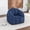 Dark Blue, variant on Noble House Revon Giant Corduroy Bean Bag Chair with Armrests, Cozy Memory Foam Lounge Couch for Living Room, Dark Gray
