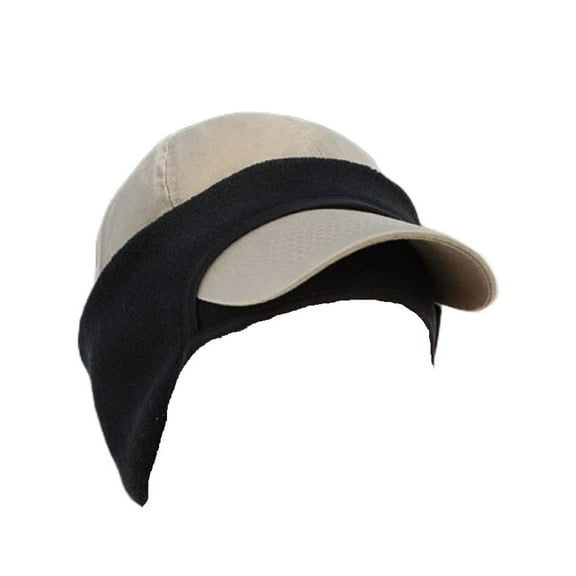 Bandwagon Ball Cap Cold Weather Ear Band One Size Fits Most 11 x 4 inch Black