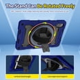 thumbnail image 2 of XYX 3in1 Rotating Stand Case for Honor Pad X9 11.5 inch with Hand/Shoulder Strap, Shockproof Rugged, Navy Blue, 2 of 7