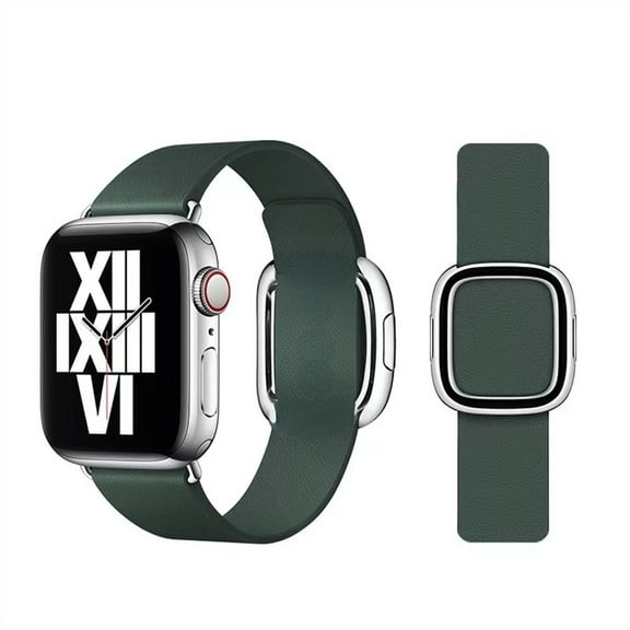 LEIXIUER Modern Buckle Strap Compatible with Apple Watch Bands 44mm 45mm 41mm 40mm 42mm 38mm Ultra 49mm Correa Leather Bracelet Replacement iwatch Series 8 7 5 4 3 6 SE 2 1