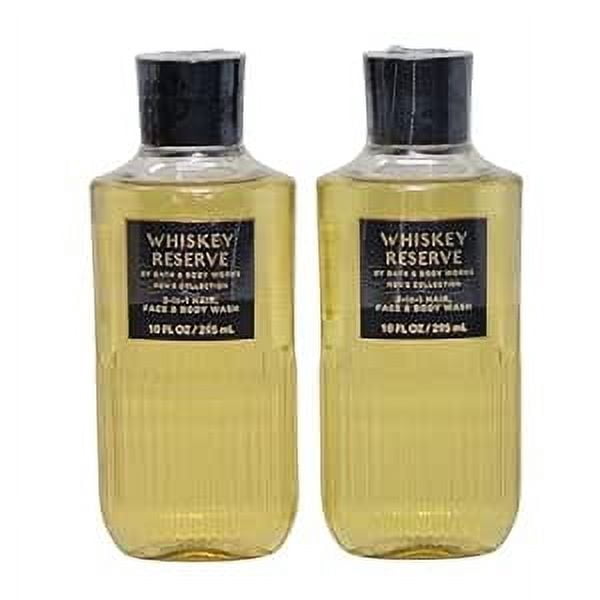 Bath & Body Works Shea + Vitamin E Shower Gel, Set of 2, 10oz Each (Whiskey Reserve)