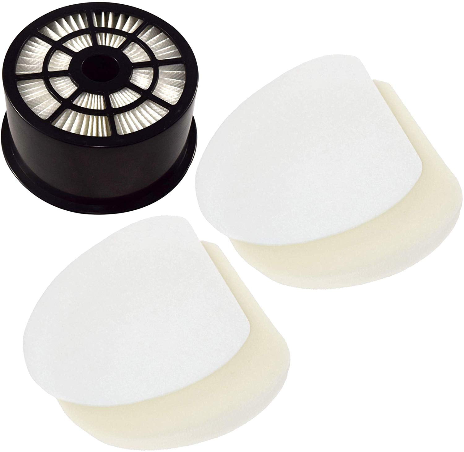 HQRP Filter Kit (Exhaust Filter + 2pack Foam and Felt) compatible with